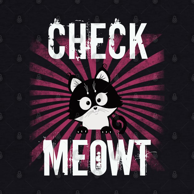 Cat - Check Meowt by Kudostees